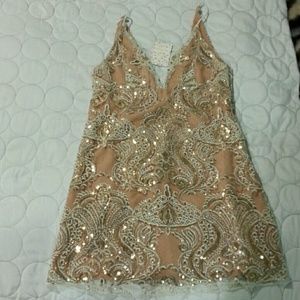 Women's NWT Free People Cream Dress Size4